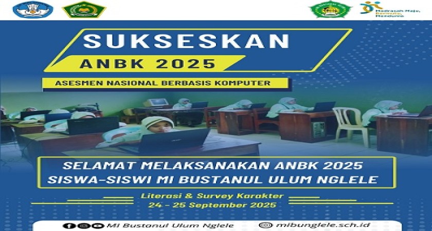 Selamat Menempuh ANBK (Asesmen Nasional Berbasis Komputer) 24-25 September 2025