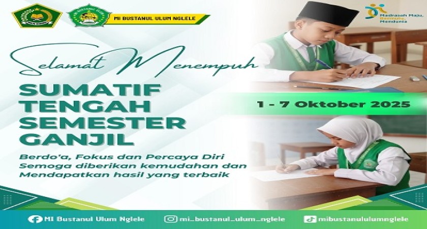 SELAMAT MENEMPUH SUMATIF TENGAH SEMESTER GANJIL TAHUN PELAJARAN 2025/2025