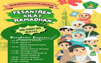 PESANTREN KILAT RAMADHAN MI BUSTANUL ULUM NGLELE