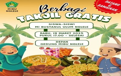 MI BUSTANUL ULUM NGLELE BERBAGI TAKJIL GRATISSSSS