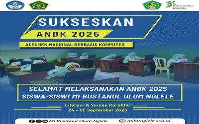 Selamat Menempuh ANBK (Asesmen Nasional Berbasis Komputer) 24-25 September 2025