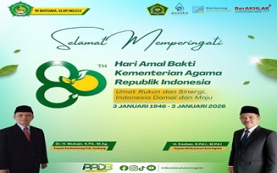 Keluarga Besar Madrasah Ibtidaiyah Bustanul Ulum Nglele Mengucapkan 