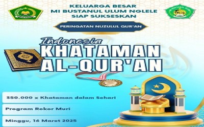 KELUARGA BESAR MI BUSTANUL ULUM NGLELE IKUT SERTA DALAM MENSUKSESKAN 